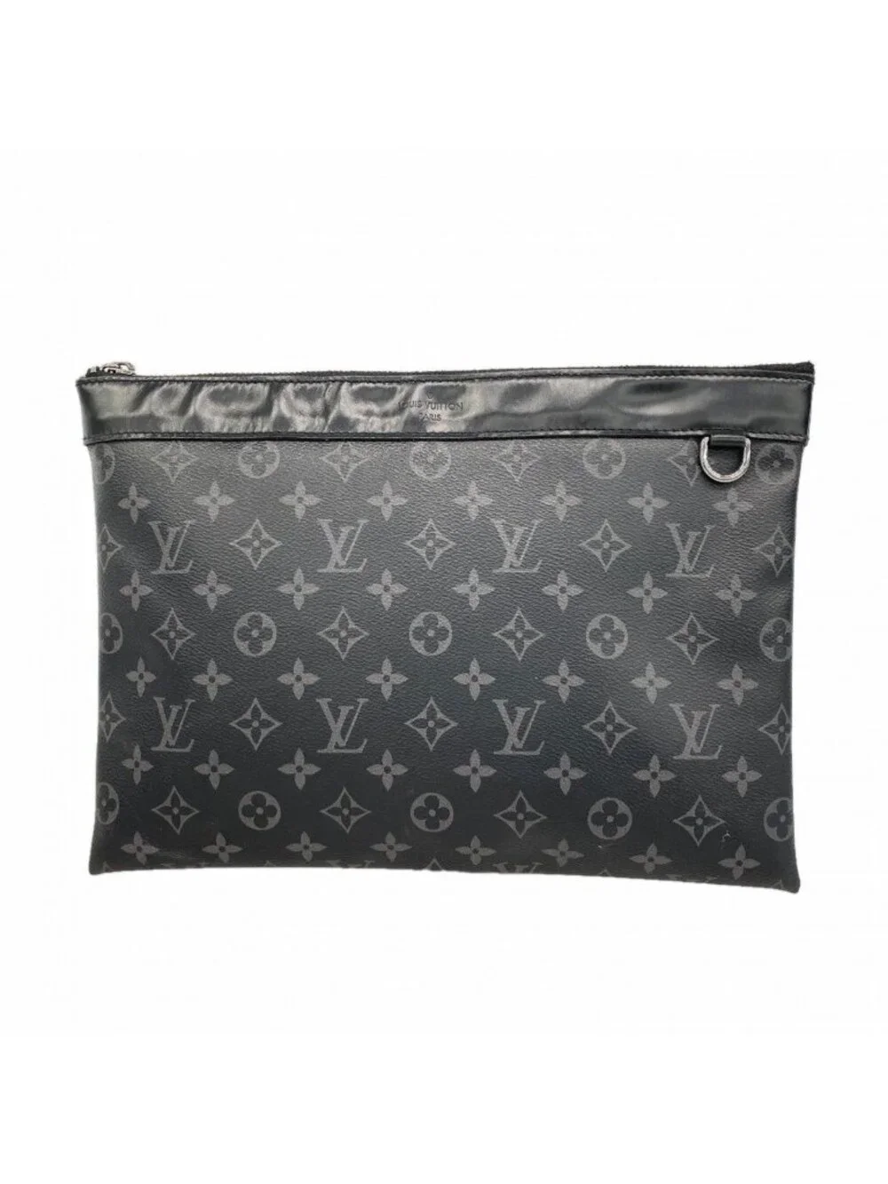 Louis Vuitton Clutch Monogram Eclipse Pochette Discovery Black